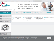 Tablet Screenshot of mutua-enginyers.com